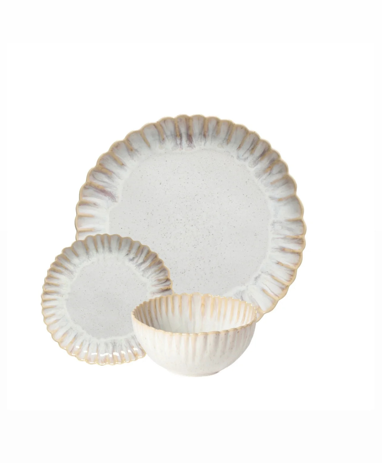 Mallorca 12-Piece Place Dinnerware Setting with Cereal Bowl | Mintly Home