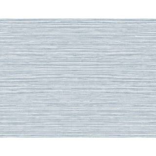 LILLIAN AUGUST Luxe Sisal Sea Breeze Vinyl Peel & Stick Wallpaper Roll (Covers 40.5 Sq. Ft.) LN20... | The Home Depot