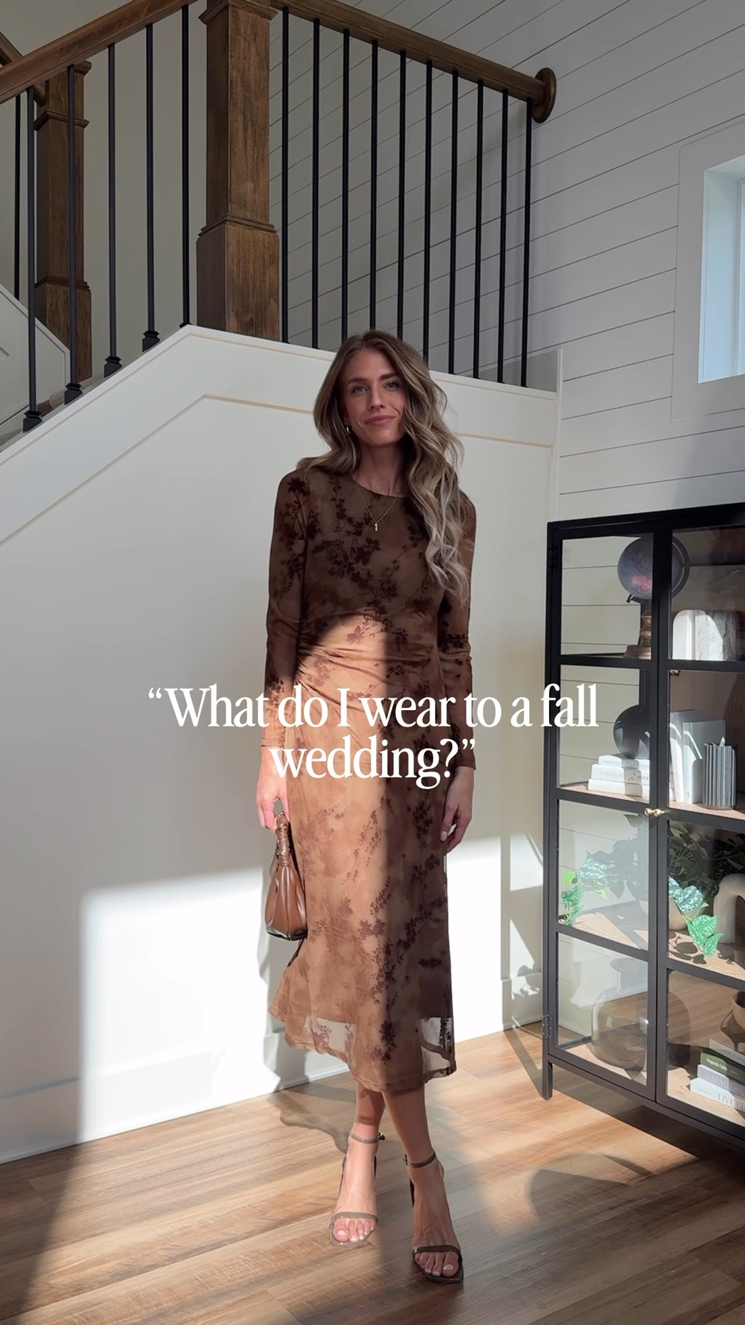 The perfect fall wedding outfit formula 🍂
