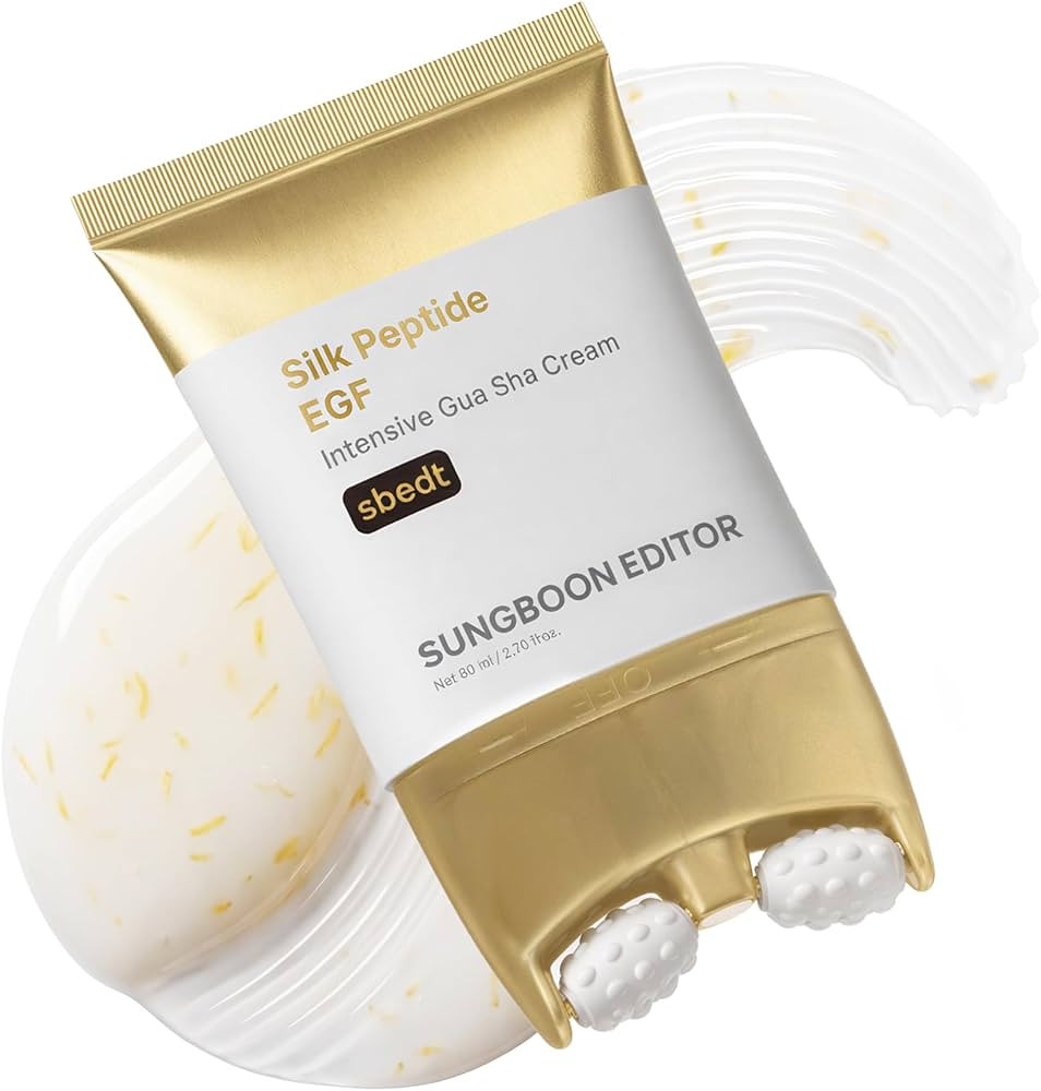 SUNGBOON EDITOR Silk Peptide EGF Intensive Gua Sha Neck Cream, 2.70 fl oz | Amazon (US)