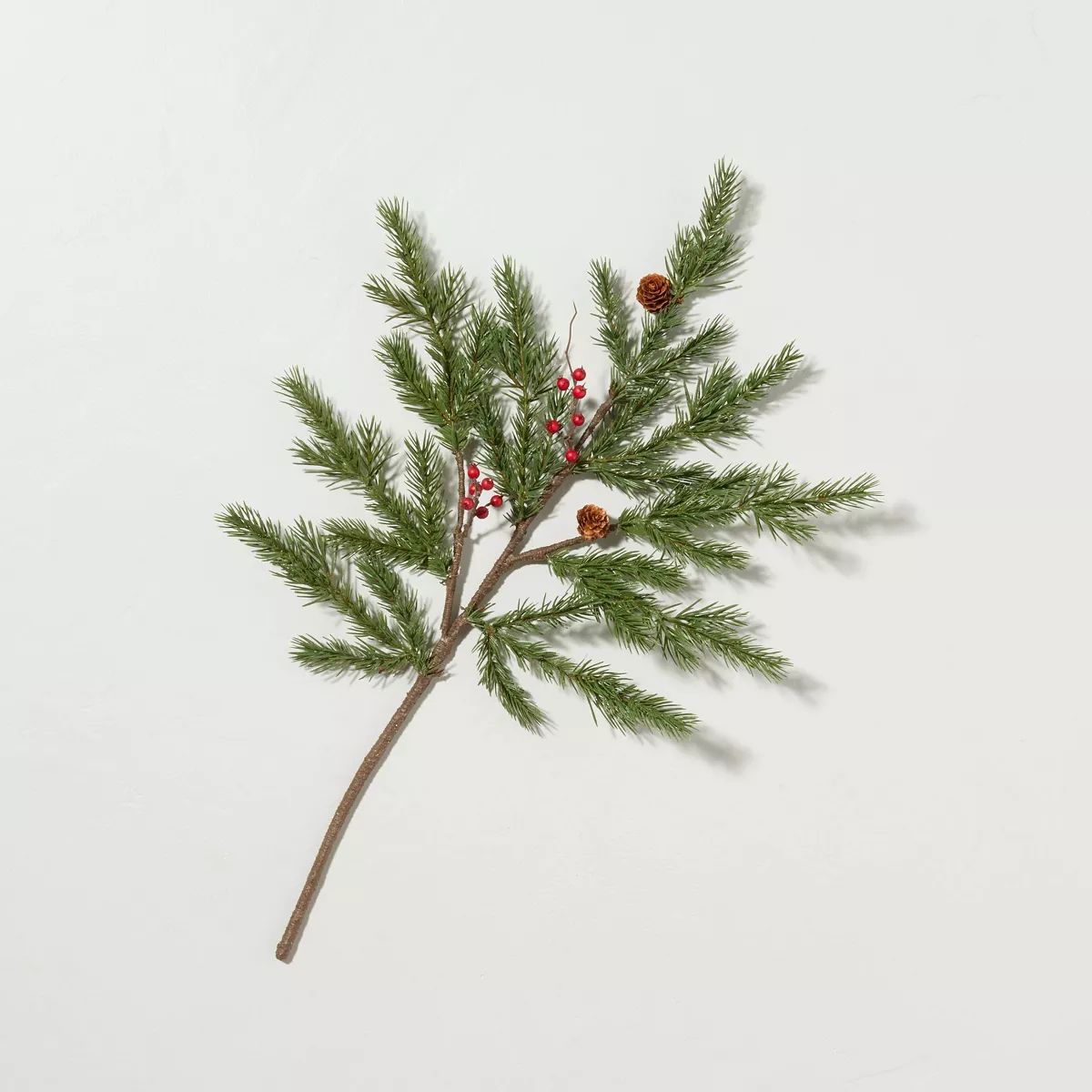 Faux Pine & Winterberry Christmas Stem - Hearth & Hand™ with Magnolia | Target