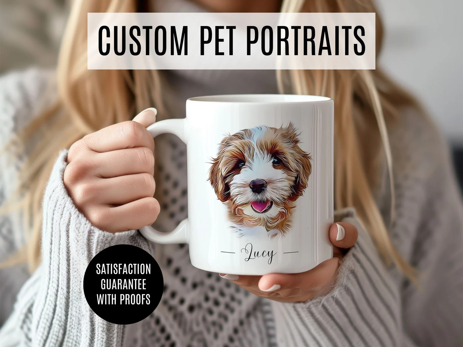 Custom Pet Mug Using Pet Photo and Custom Text, Custom Dog Mug, Dog Coffee Cup, Personalized Pet ... | Etsy (US)