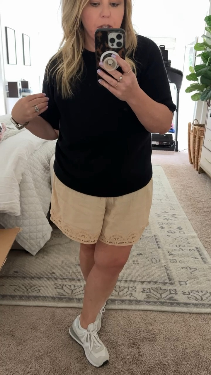 I just received the popular short sleeve cashmere sweater that’s on great sale during the Nordstrom Anniversary Sale. I ordered two different colors, but prefer the black color on me. I love the texture, weight and classical lines. It’s a keeper for sure! women’s too women’s gift idea women’s sweater black sweater dressy sweater

#LTKSaleAlert #LTKBeauty #LTKFindsUnder100