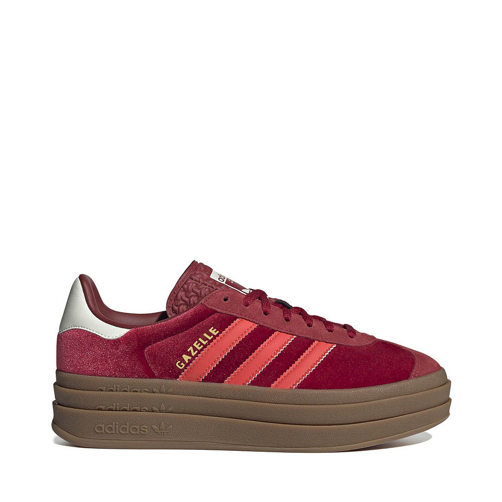 Womens adidas Gazelle Bold Athletic Shoe - Team Victory Red / Bright Red / Off White | Journeys