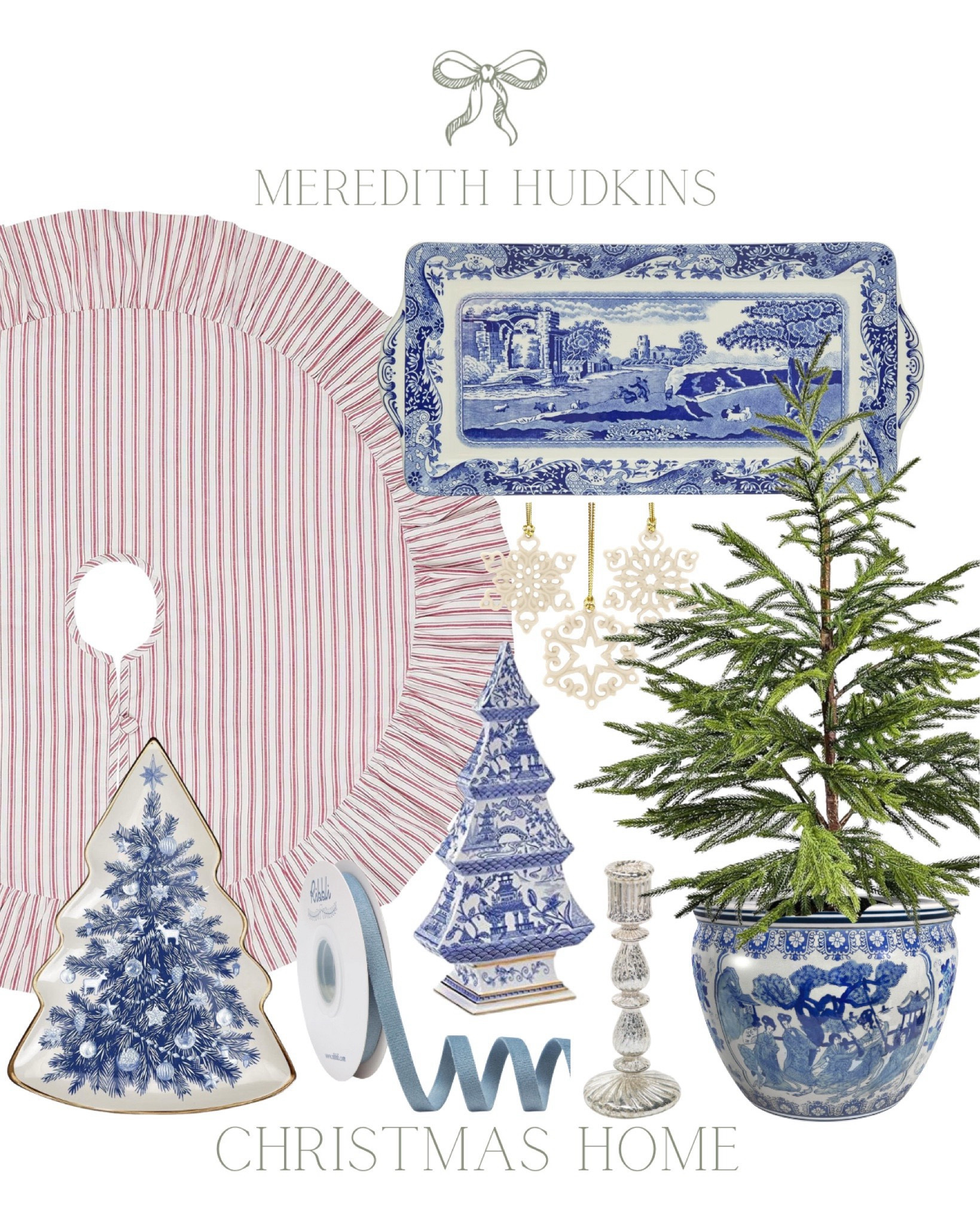 Amazon Amazon, Amazon home classic Christmas decor, holiday decor, red and white holiday decor, Meredith Hudkins preppy style, classic style, timeless style timeless, holiday decor, entertaining hosting, red and white Christmas gold Christmas decor Christmas greenery, christmas ornaments, dinnerware, chinoiserie, blue and white christmas tree, tree skirt, faux norfolk christmas tree

#LTKFindsUnder50 #LTKHoliday #LTKHome