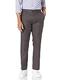 Amazon Essentials Men's Slim-Fit Flat-Front Dress Pants, Dark Grey, 34W x 32L | Amazon (US)