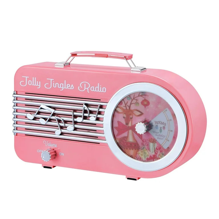 Mr. Christmas 10.5" Jolly Jingles Radio - Pink - Walmart.com | Walmart (US)
