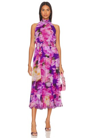 HEMANT AND NANDITA Midi Dress in Multi Lurex from Revolve.com | Revolve Clothing (Global)