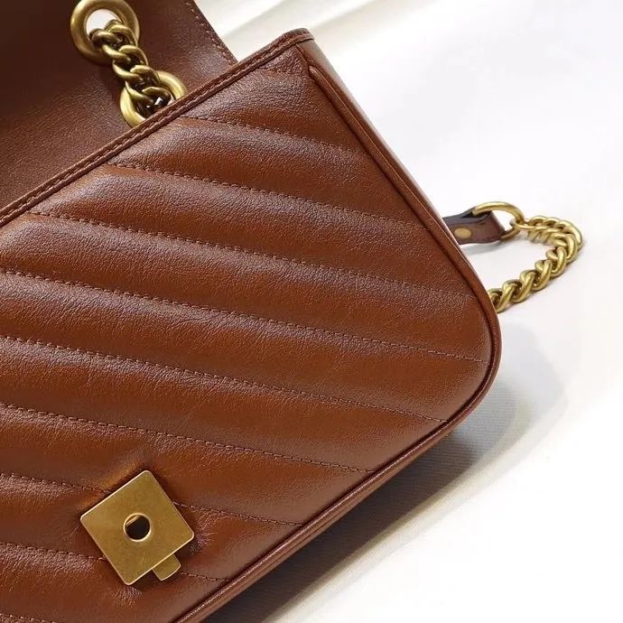 Brown Marmont Handbag Women Bags New Marmont Crossbody Bag Leather Marmont Wholesale Purse Clutch... | DHGate