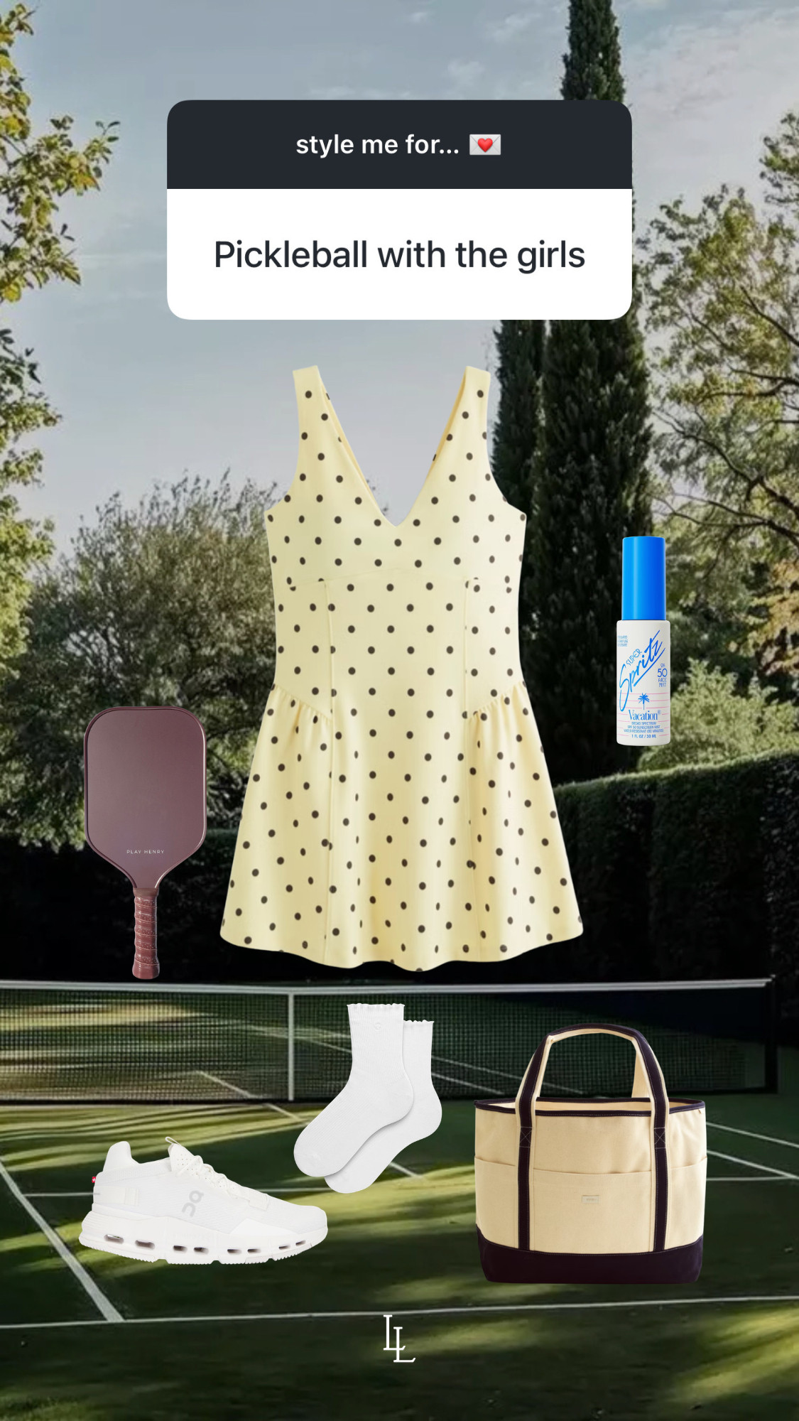 style inspo for pickleball with the girls! 
Abercrombie 
ON Cloud sneakers 
lululemon socks 
face SPF spray 

 #LTKootd #LTKActive