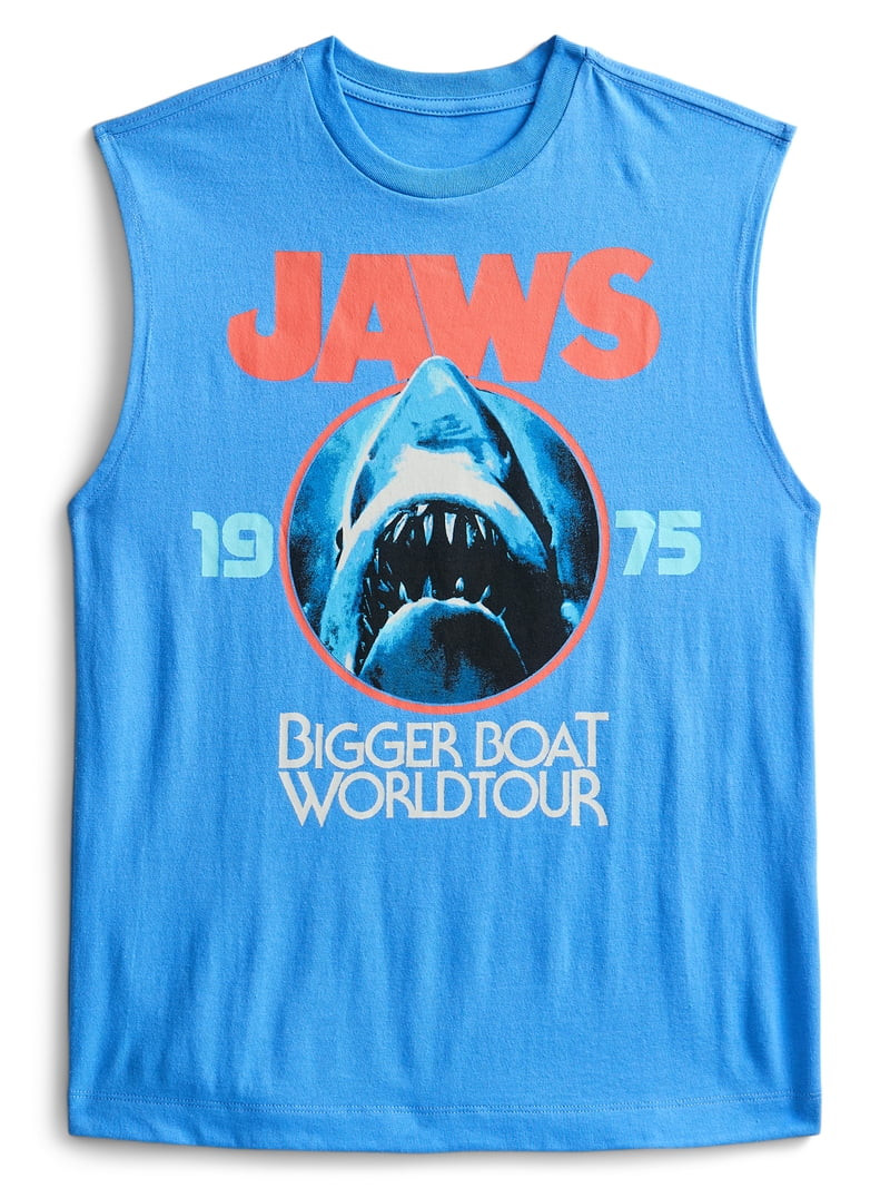 Jaws Boys Graphic Muscle Tank Top, Sizes 4-18 | Walmart (US)