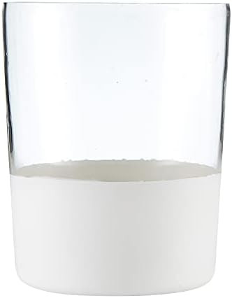47th & Main Glass Decorative Vase, 5" Tall, Matte White Base | Amazon (US)