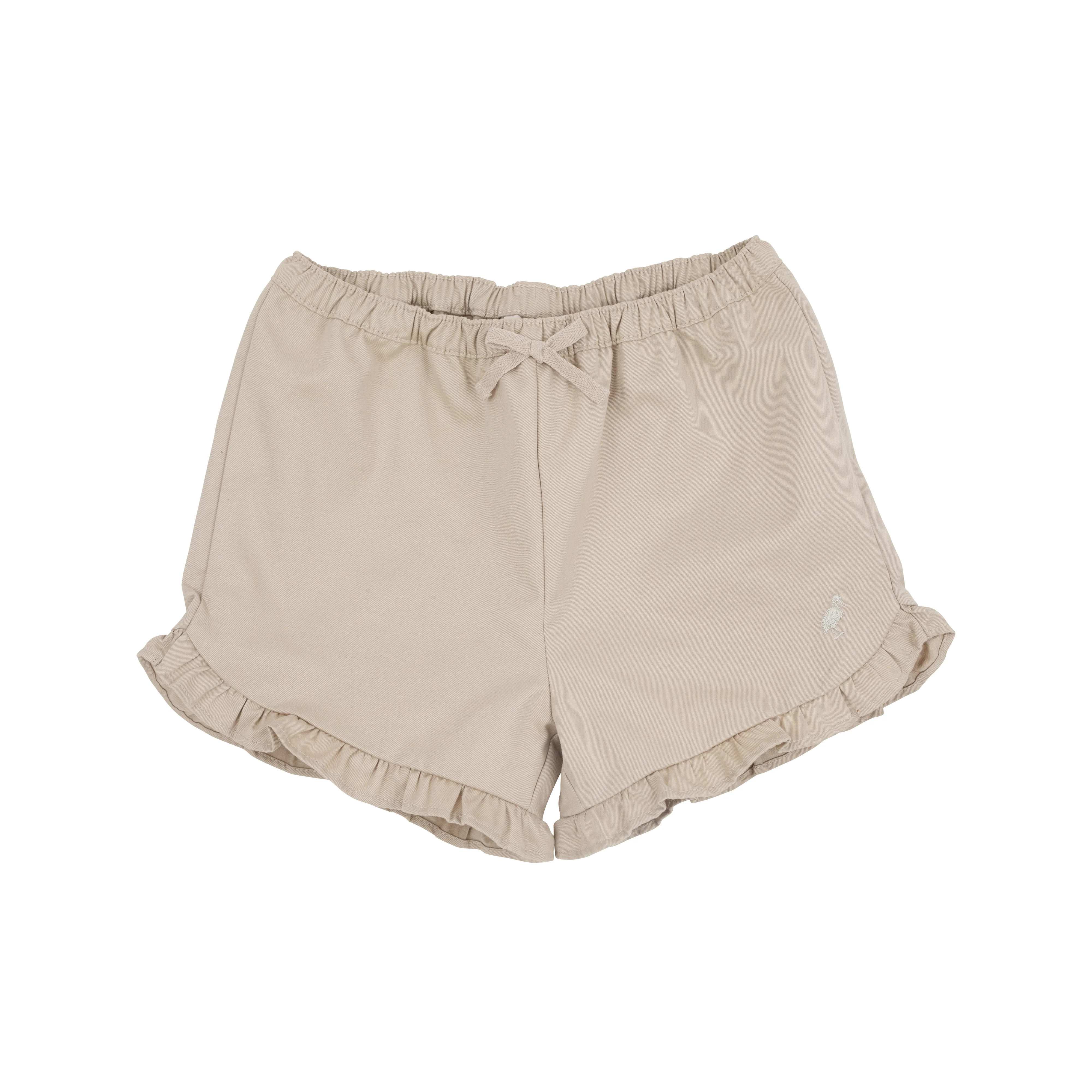 Shelby Anne Shorts (Twill) - Keeneland Khaki with Keeneland Khaki Stork | The Beaufort Bonnet Company