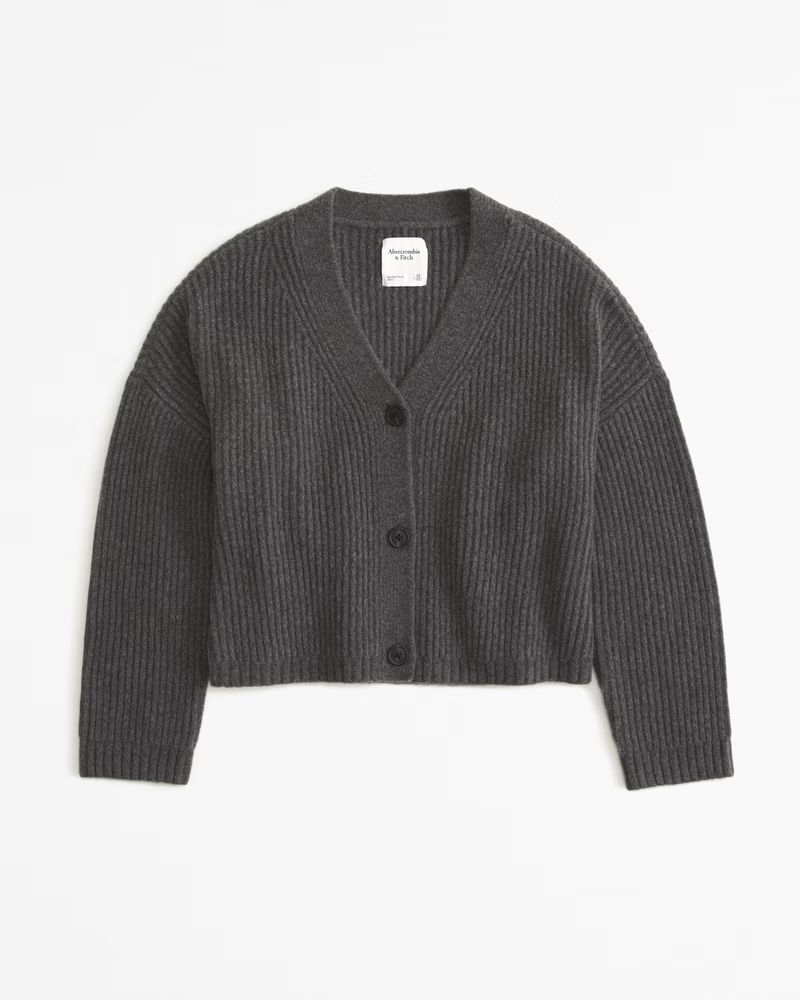 Women's Cable Short Cardigan | Women's New Arrivals | Abercrombie.com | Abercrombie & Fitch (US)