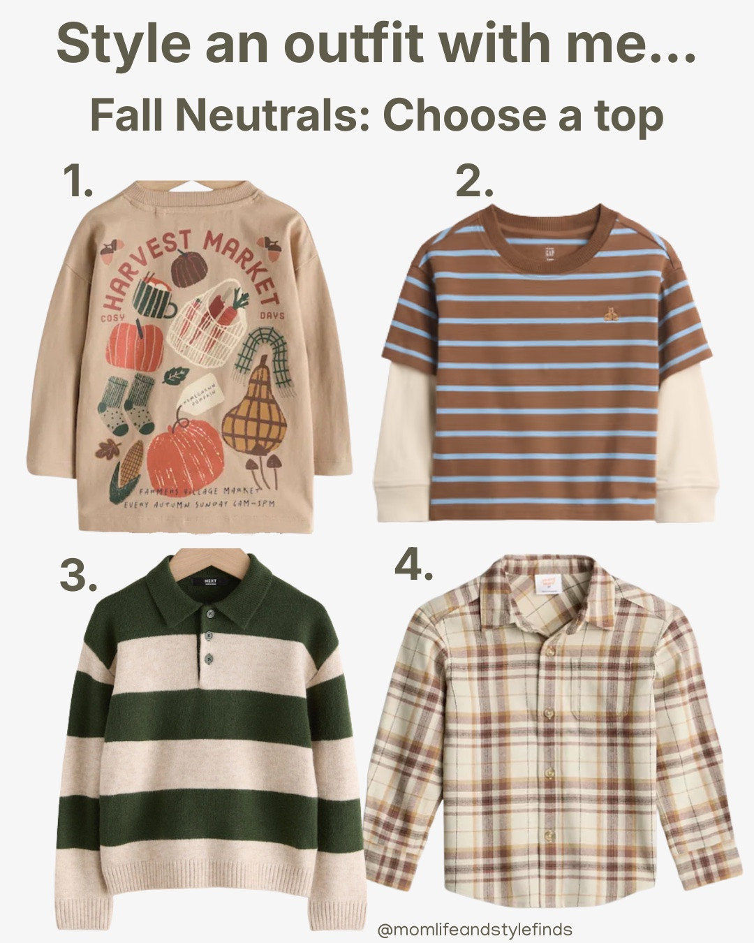 Style a neutral fall outfit with me!

#toddlerboyclothes #toddlerboyoutfits  #toddlerboystyle #toddlerboyfashion #falloutfits #fallstyle #boymoms #fall2026

#LTKSeasonal #LTKKids
