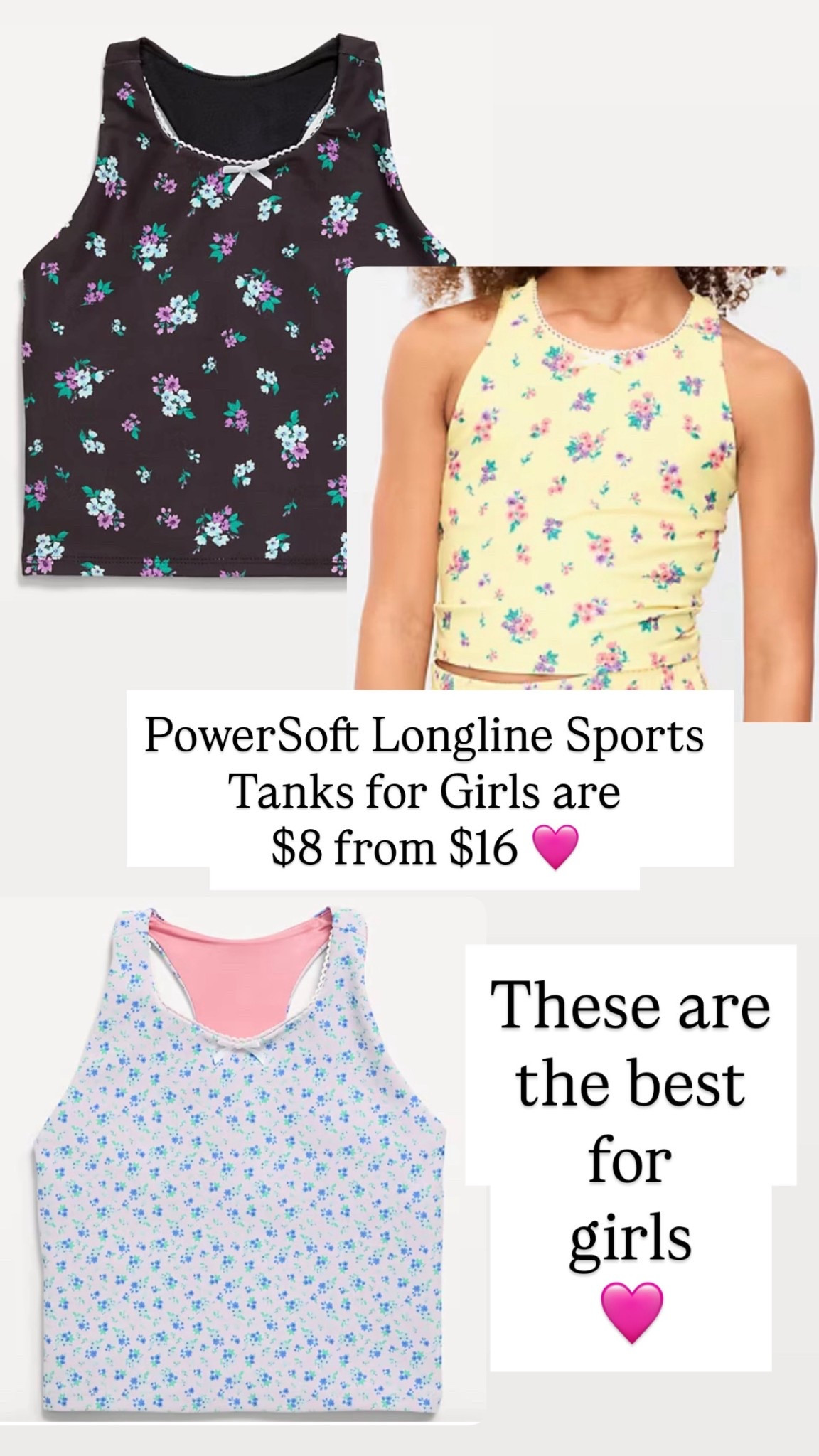 Obsessed with these tanks for girls. Only $8 from $16!

#LTKKids #LTKSaleAlert #LTKActive