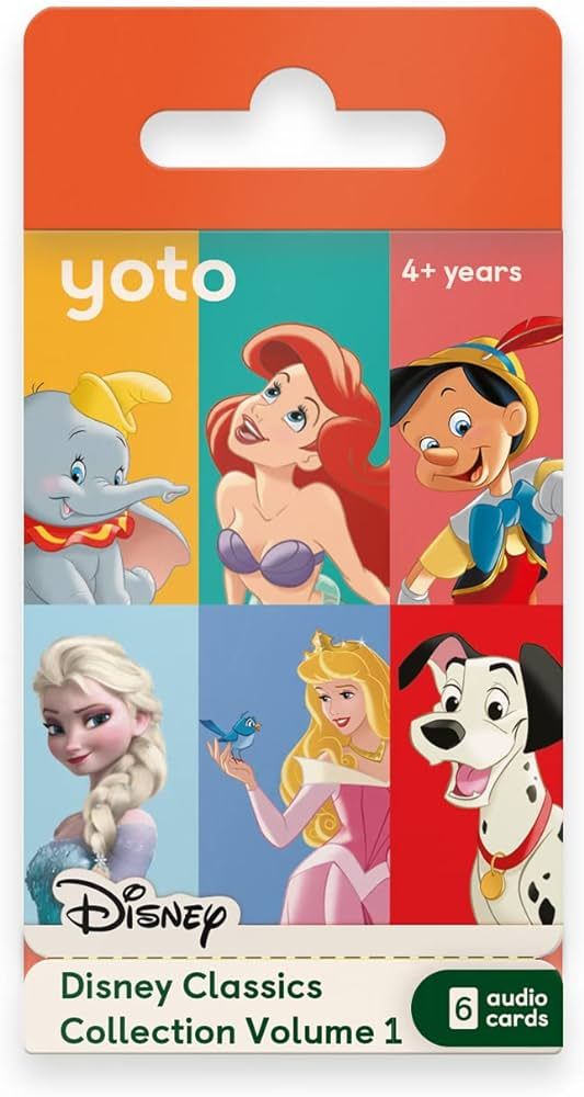 Yoto Disney Classics Collection: Vol. 1 – Kids 6 Audio Cards for Use with Yoto Player & Mini Al... | Amazon (US)