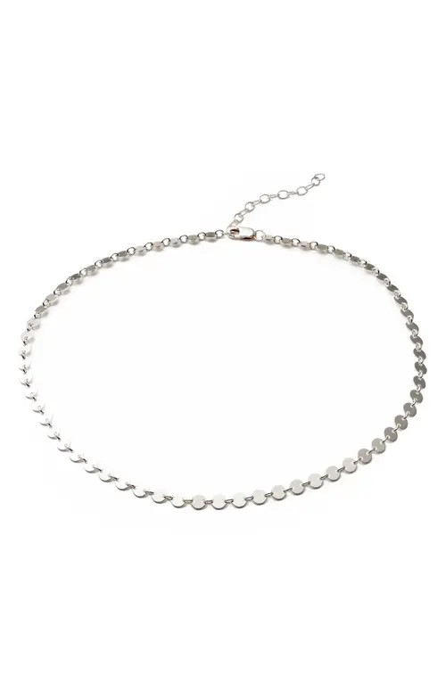 MADE BY MARY Poppy Link Choker in Silver at Nordstrom | Nordstrom