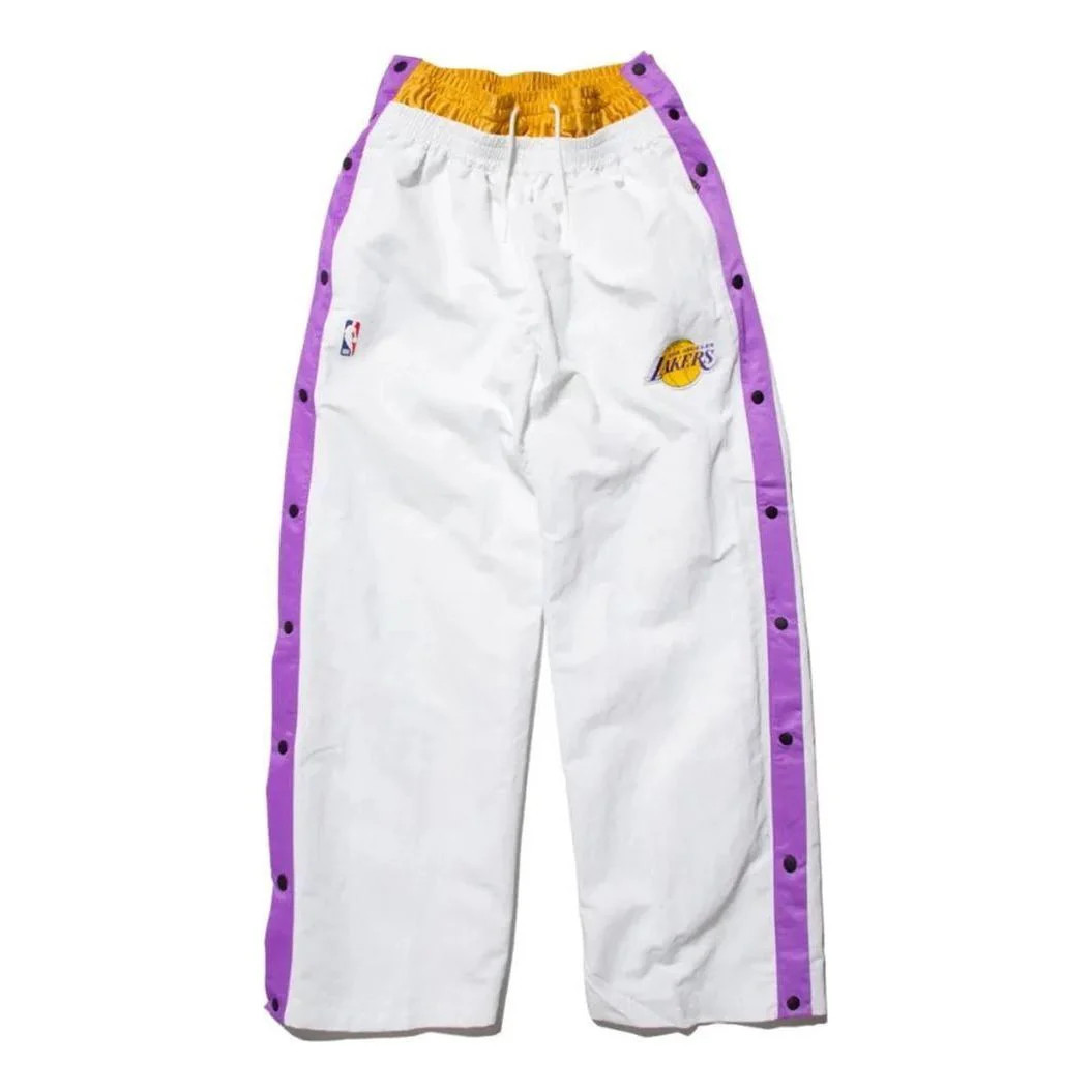 (WMNS) Nike x AMBUSH NBA Collection Tearaway Trousers 'Lakers - White' DB9570-121 | KICKS CREW