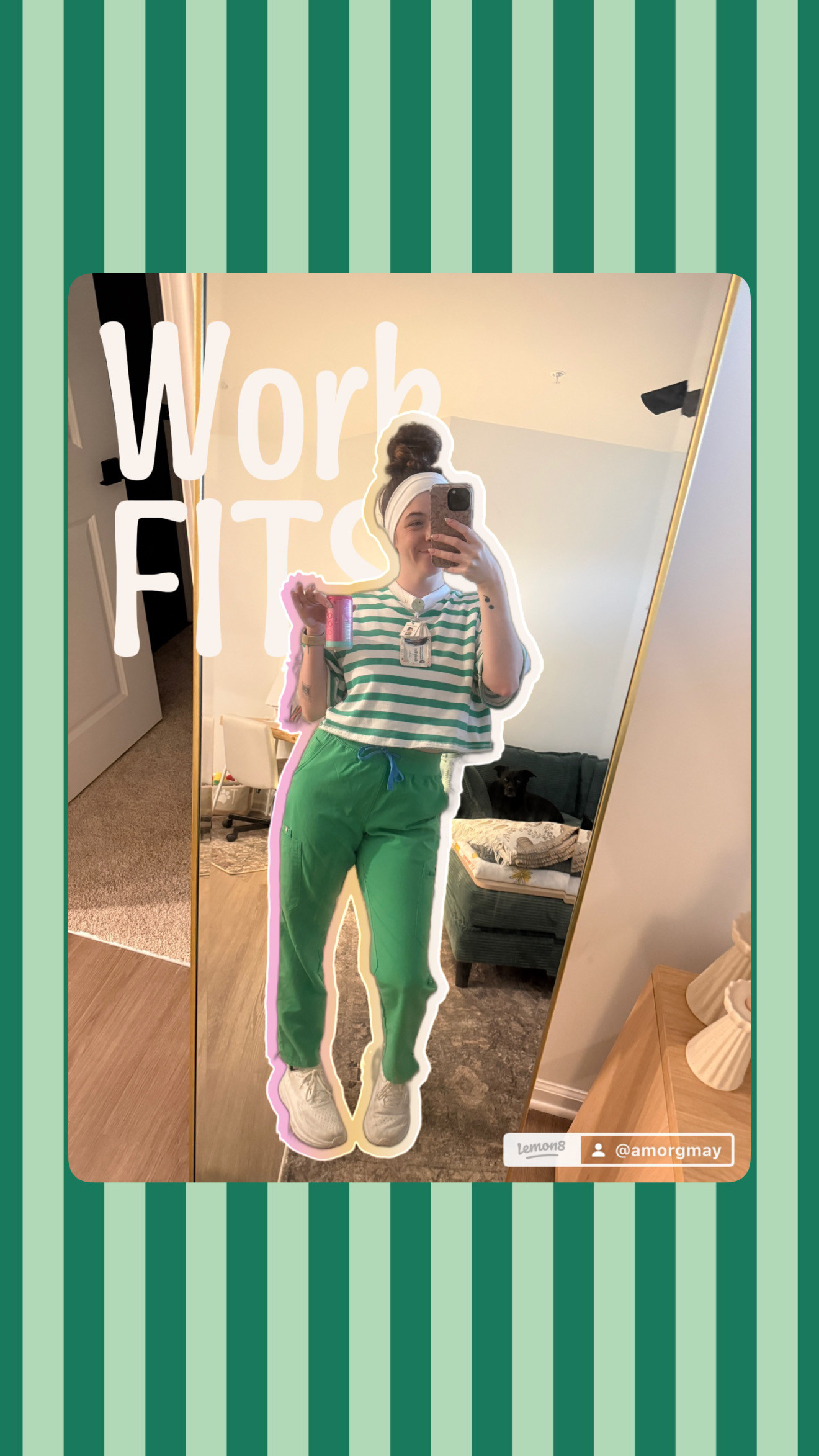 Cutest green outfit! 

 #LTKgrwm #LTKSeasonal #LTKPetite