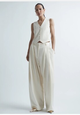 Raey BRAND NEW GIANT Viscose wool trousers Size 8 | eBay UK