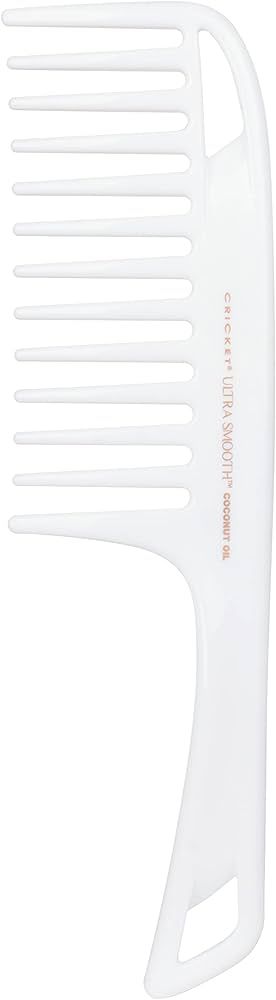 Cricket Ultra Smooth Coconut Detangler Comb for Wet, Dry, Long, Thick, Curly Hair Anti-Frizz Deta... | Amazon (US)