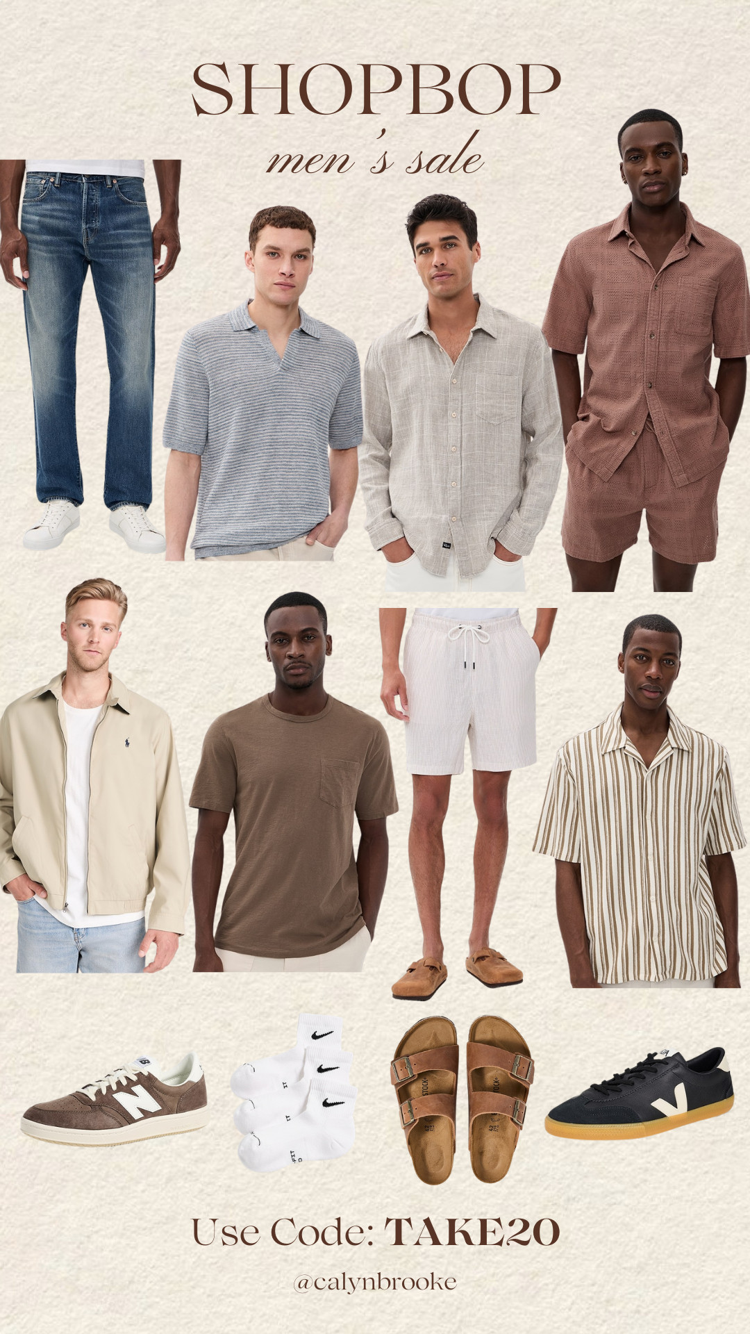 Shopbop’s men’s event is happening now! Use code TAKE20 for 20% off!

#LTKootd #LTKMens #LTKSaleAlert
