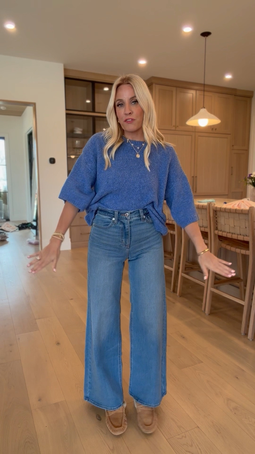 Next are these wide leg jeans that are perfection! 

#LTKFindsUnder100 #LTKFindsUnder50 #LTKootd