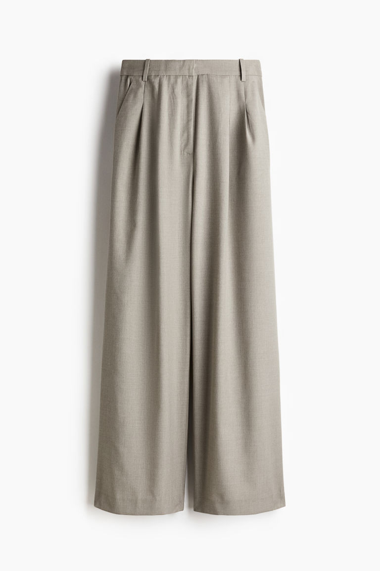 H & M - Wide-leg Pants - Brown | H&M (US + CA)
