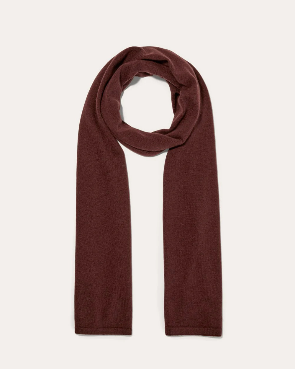 Women's Cashmere Scarf by Everlane in Dark Mahogany, Size OS | Everlane