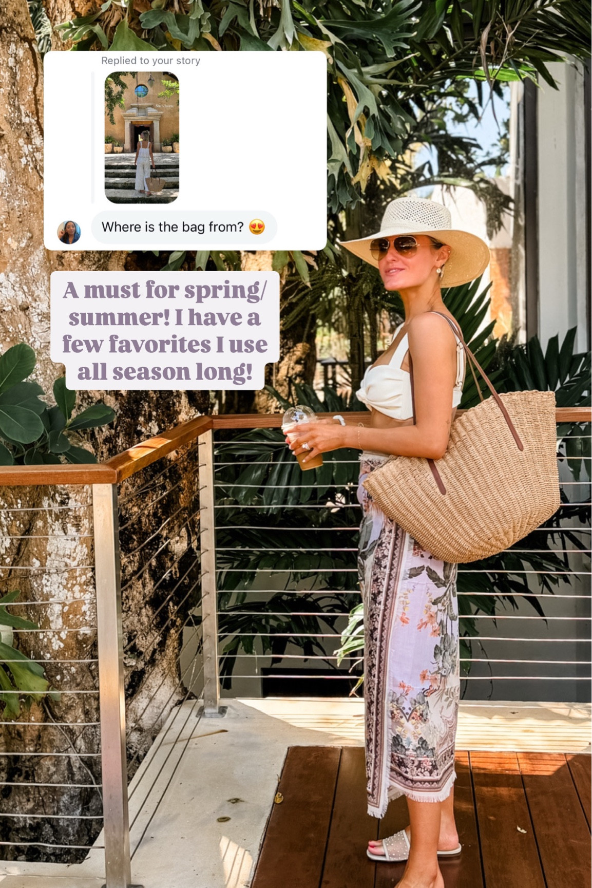 Such a great bag if you’re looking for one for spring and summer! 


Loverly grey, swimwear, tote, beach hat, resort wear

#LTKSeasonal #LTKStyleTip