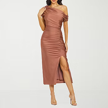 new!Premier Amour Short Sleeve Midi Sheath Dress | JCPenney