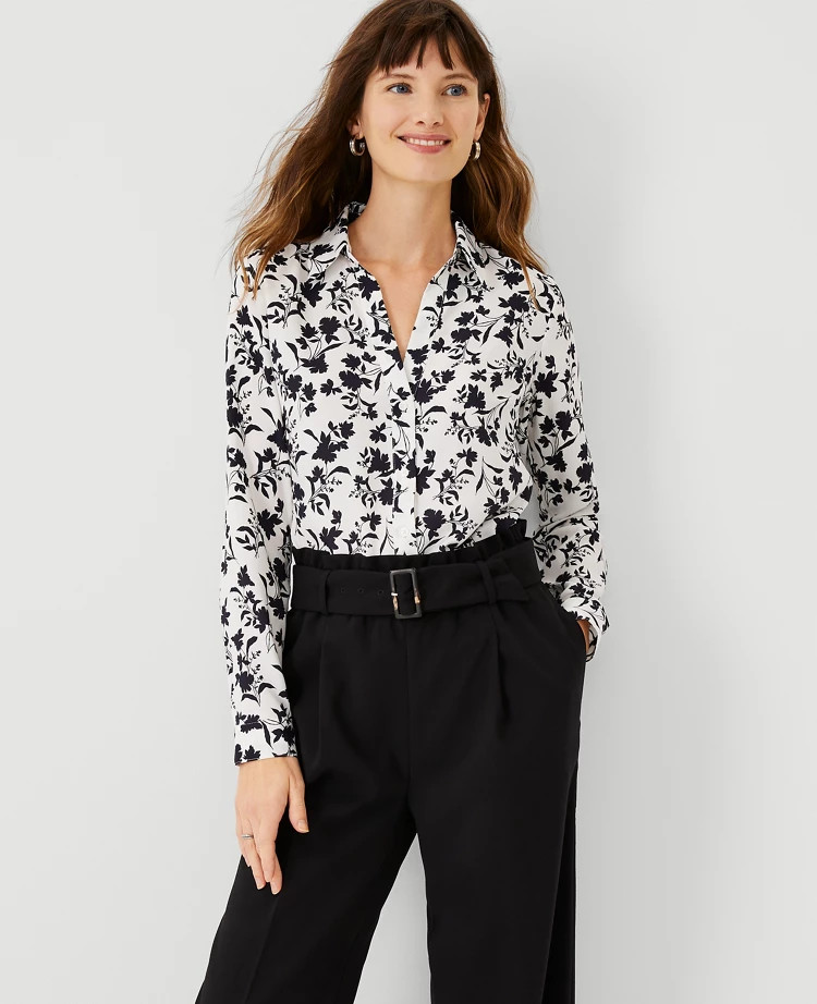 Floral Essential Shirt | Ann Taylor (US)