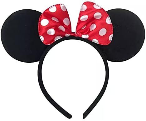 Mickey Mouse Ears Headband Minnie Mouse Ears for Minnie Mouse Costume for Mickey Mouse Ears for M... | Amazon (US)