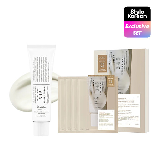 345 Relief Duo Set (Cream 50ml + Mask 4ea) | Style Korean