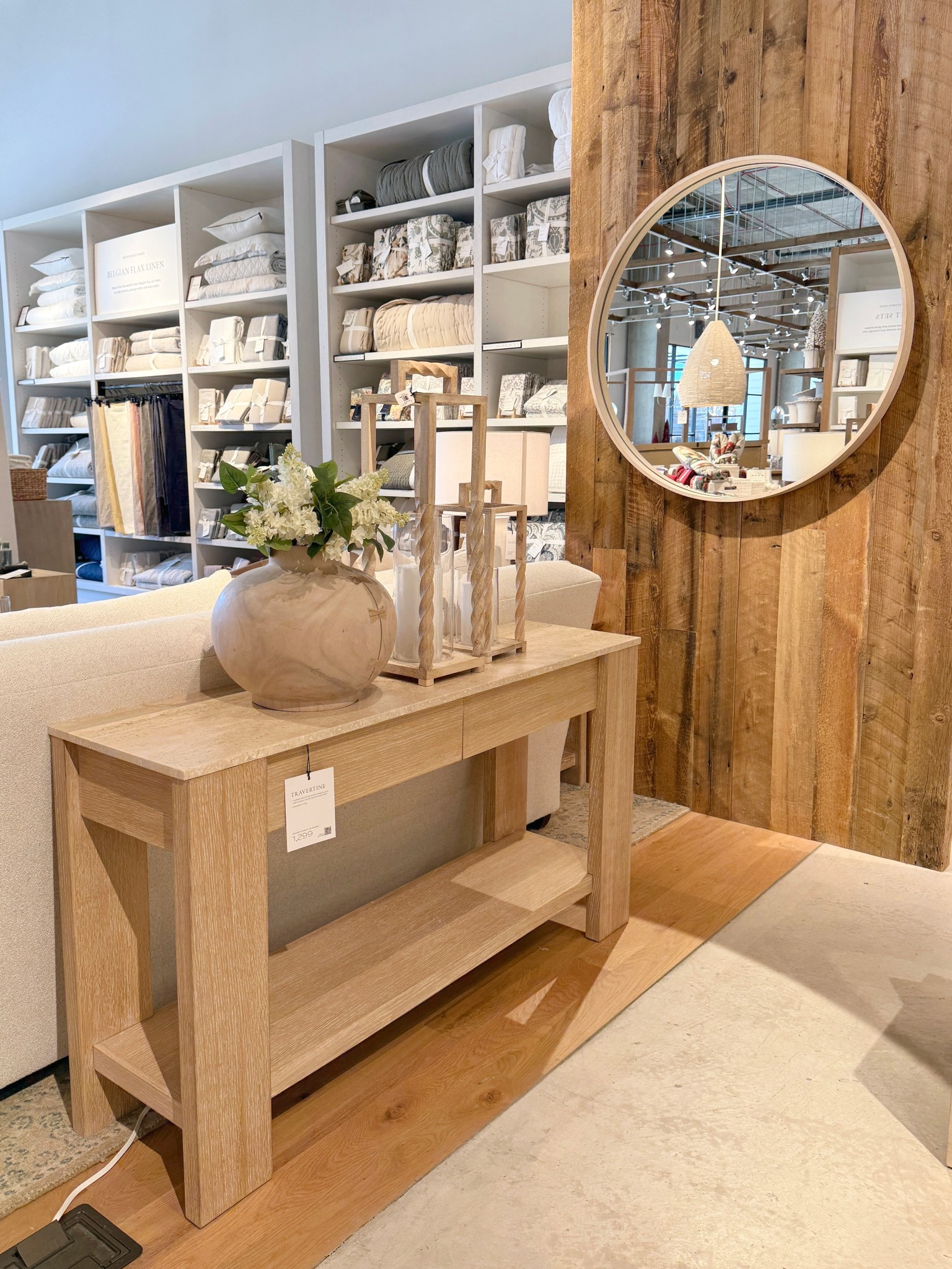 The Travertine Console Table from Pottery Barn brings a refined, modern look with its clean lines and natural stone top! 🫶🏻 The travertine adds beautiful texture and warmth, making it a perfect statement piece for an entryway, hallway, or living space. ☺️ Linked this console table and similar styles to shop! ✨ #PotteryBarn #ConsoleTable 
#EntrywayInspo 

#LTKHome #LTKSaleAlert