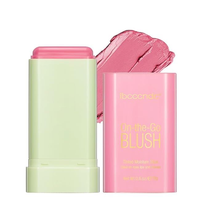 Multi-Use Makeup Blush Stick, Cream Blush Stick, Tinted Solid Moisturizer Stick for Cheek & Eyes ... | Amazon (US)
