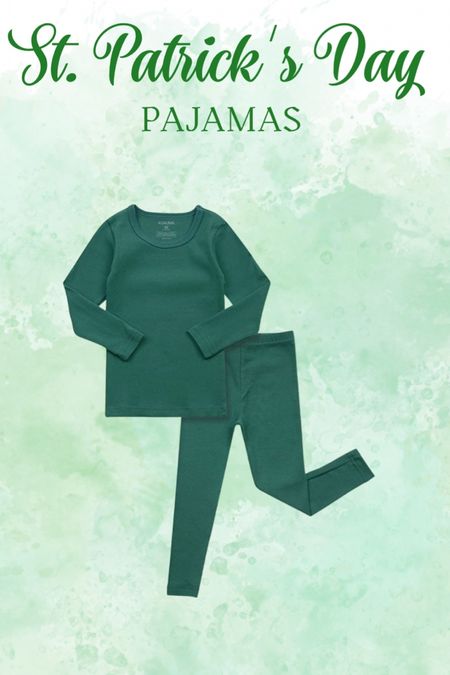 Green pajamas available on Amazon! Under $20! ☘️

#LTKSeasonal #LTKkids #LTKbaby