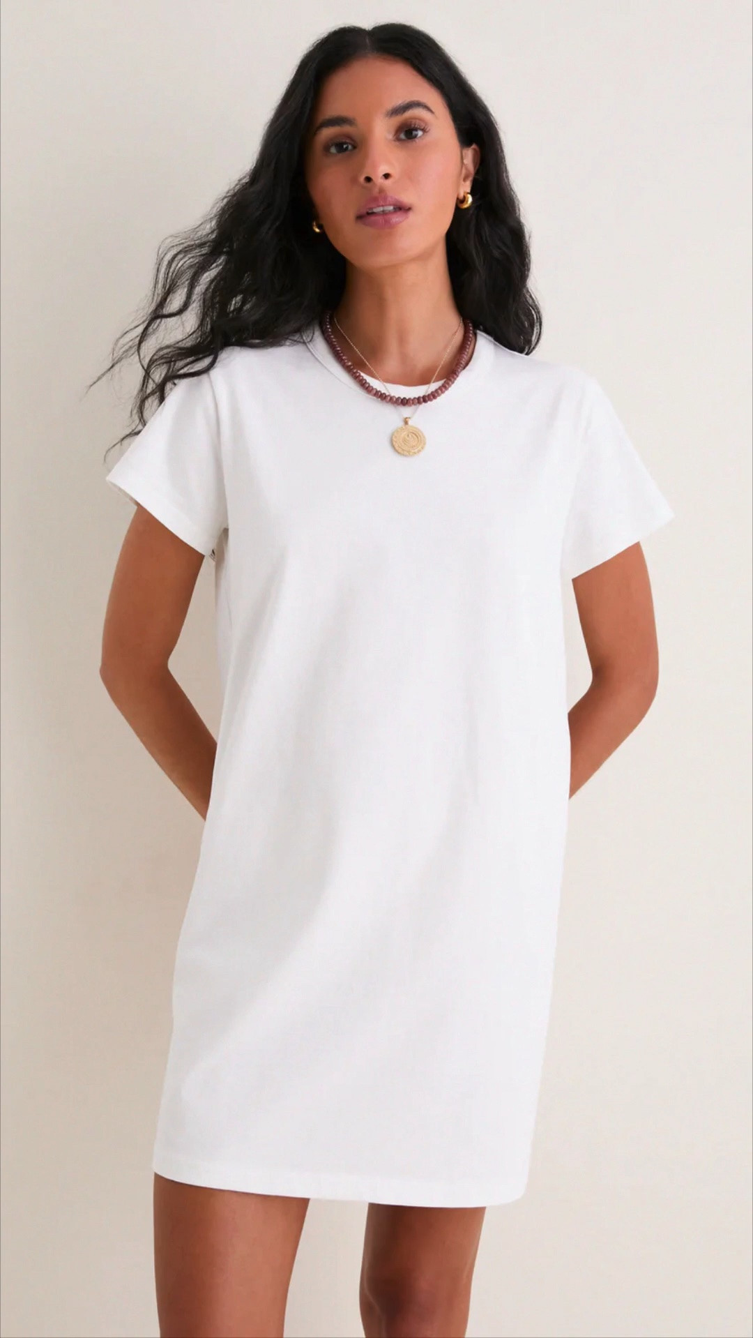 Little white tee dress!!
