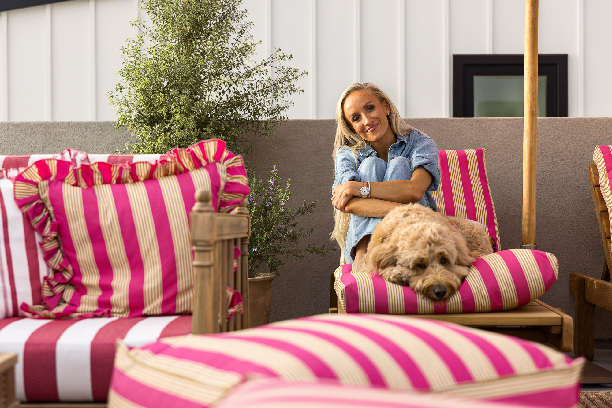 Shop my rooftop! Which has become one of my favorite places to gather and unwind. 🩷 


I partnered with @GreenRow to bring this space to life - layering in pieces that feel inviting, relaxed, and feminine. Everything is sustainably sourced and made for life!  

 #LTKSeasonal #LTKHome