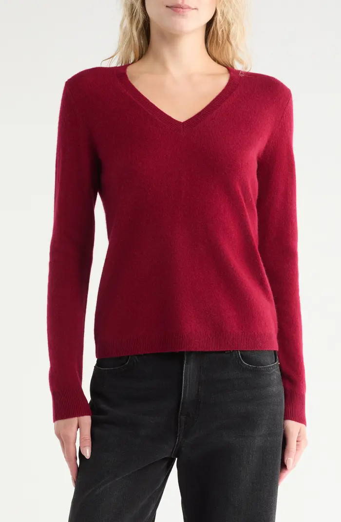 Cashmere V-Neck Sweater | Nordstrom Rack
