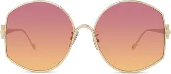 60mm Gradient Round Sunglasses | Nordstrom