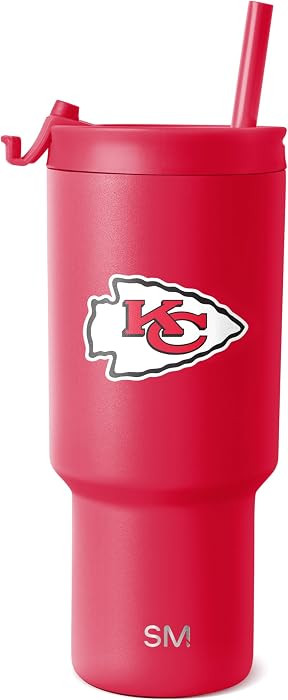 Simple Modern Kansas City Chiefs Tumbler with Flip Lid, Straw 30oz | NFL | Amazon (US)