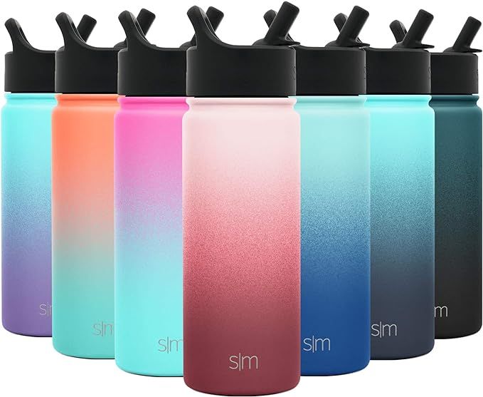 Simple Modern Summit with Straw, 18 Ounce, Ombre: Wildberry | Amazon (US)