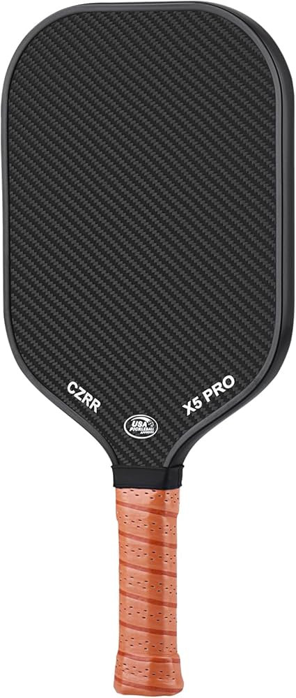 Pickleball Paddle, USA Pickleball Approved, 3K Raw Carbon Fiber Surface (CFS) High Grit & Spin, w... | Amazon (US)
