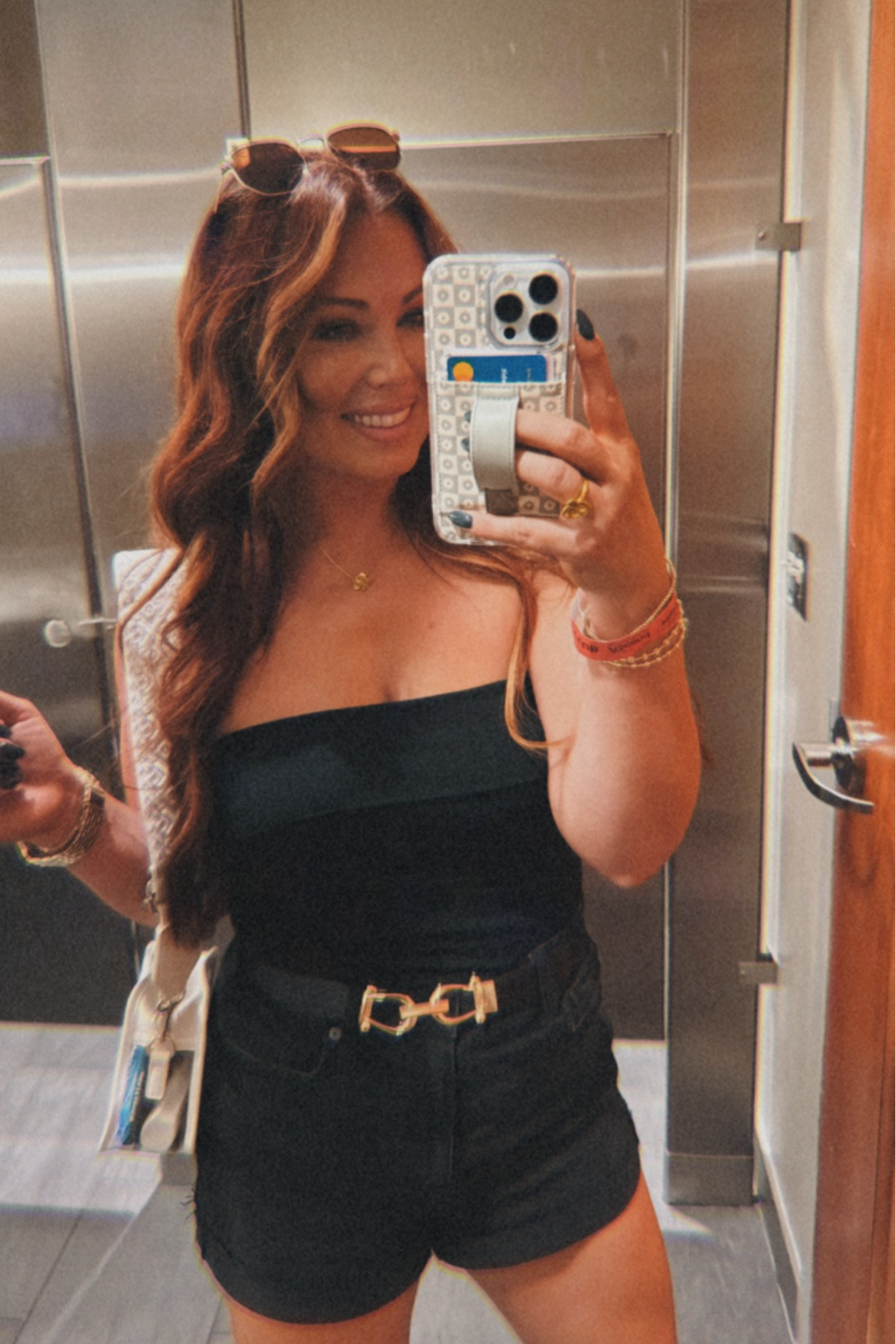 It’s not everyday one of your childhood bands plays in Nashville! Let’s go CREED! It was such an awesome show! Here are all my fit details ✔️ 

I am 5’4” 148 pounds wearing a medium tube top, size 6 shorts and the sandals run true to size ! 

Phone Case: Use code NINA to save on the walli phone cases 

#concertoutfit #phonecase #ootd #fashion #style 

#LTKFindsUnder50 #LTKStyleTip #LTKShoeCrush