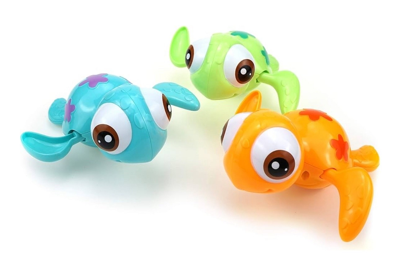 DUCKBOXX XX Wind-up Swimming Sea Turtles Bath Toy, No Battery Mold-Free Anti-Rust Interactive Montessori Toy for Kids 18M+ (3pcs)

#LTKSeasonal #LTKKids #LTKSummerEdit