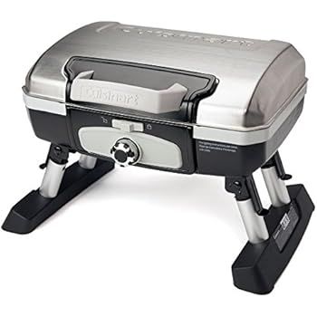 Cuisinart CGG-180TS Petit Gourmet Portable Tabletop Gas Grill, Stainless Steel | Amazon (US)