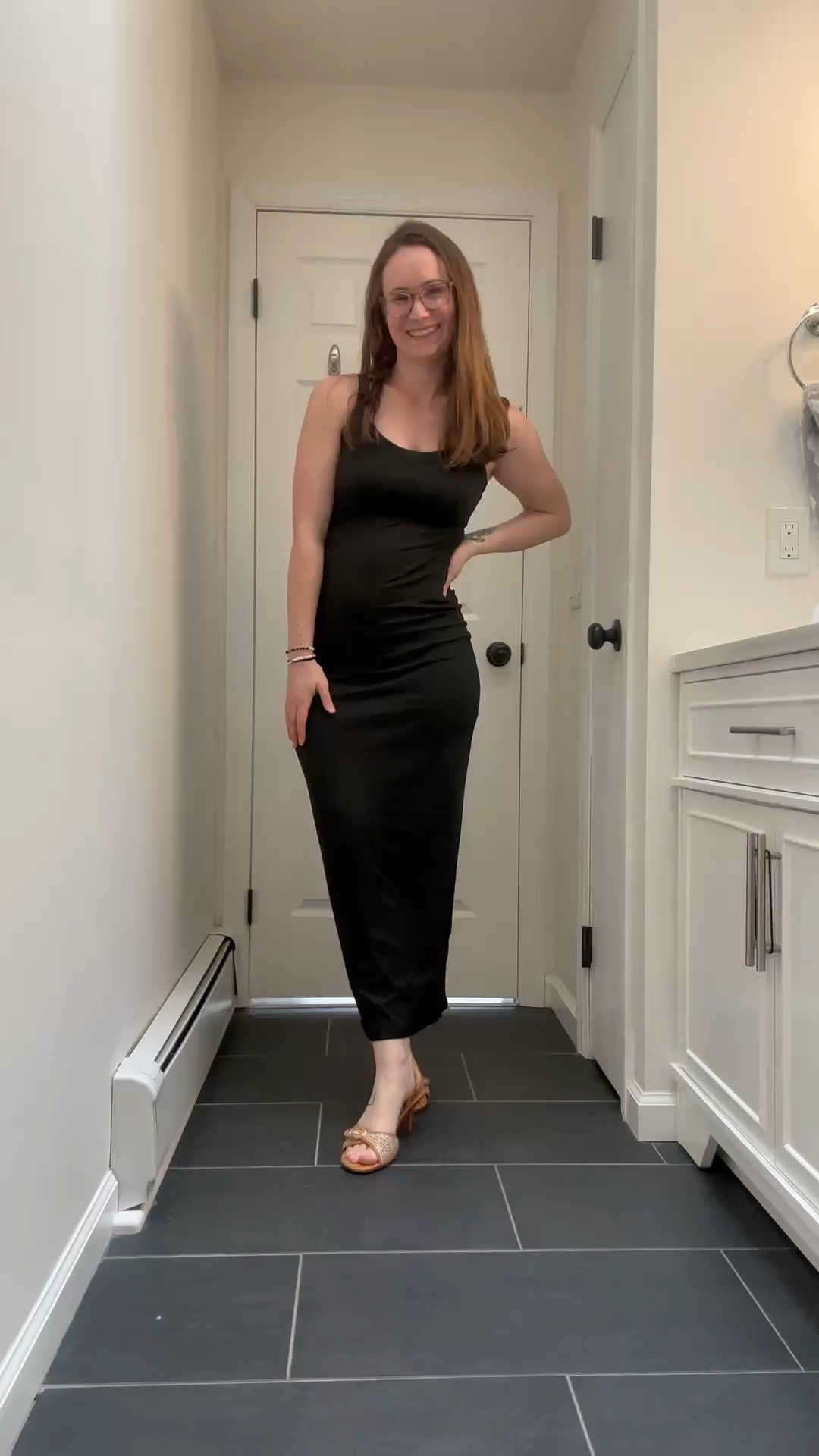 I’m loving this every day fitted body con dress. It’s super buttery, soft and stretchy as well. I paired them with one of my favorite pair of summer sandals.

#LTKSeasonal #LTKmomlife #LTKootd