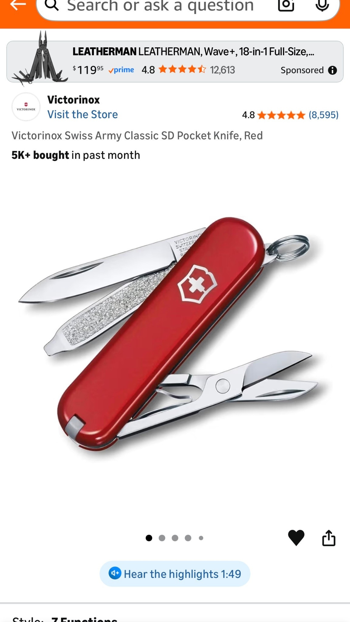A must for travel and adventure! The one and only Swiss Army knife 